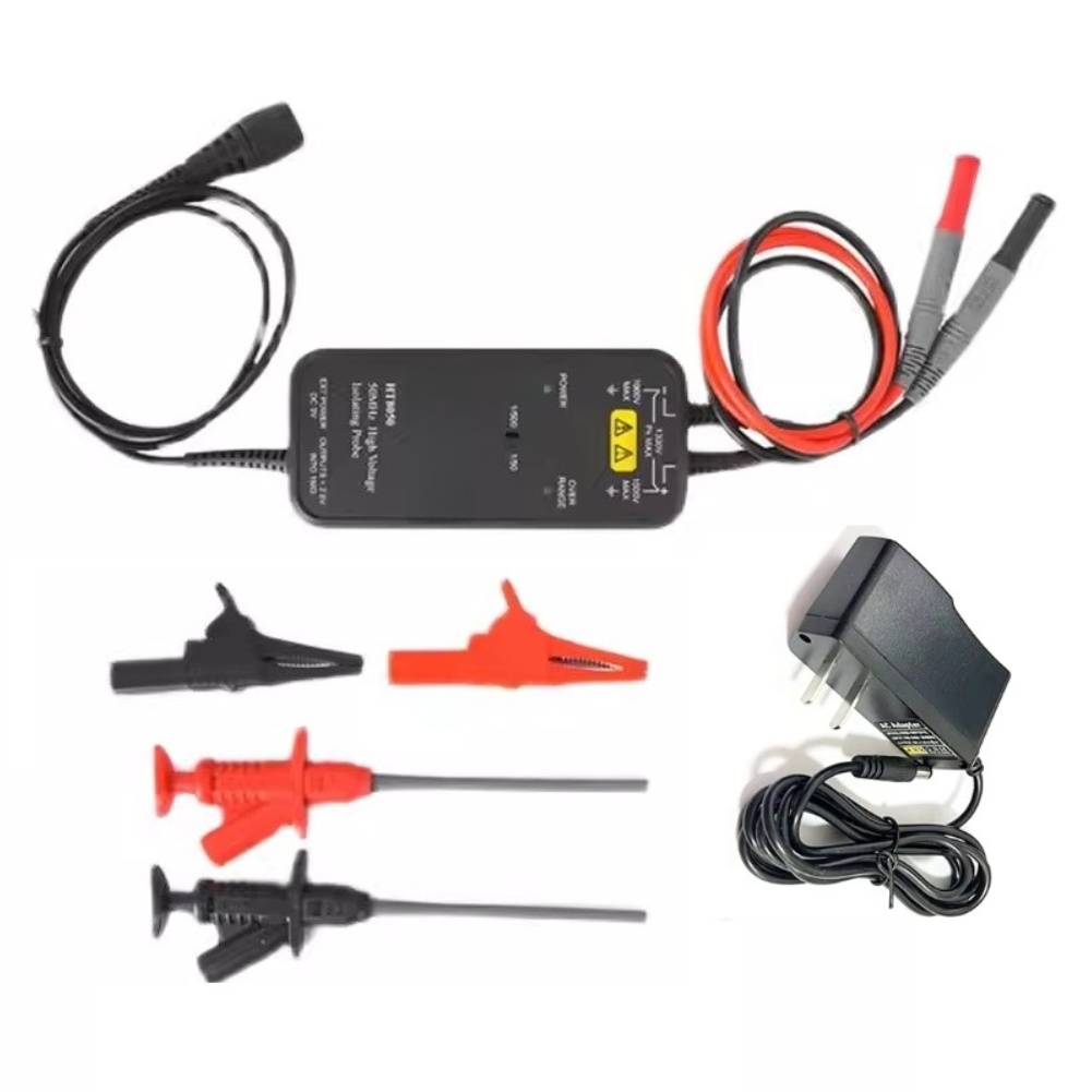 HT8050 HT8100 – wysokonapięcio – High Voltage Differential Probe 100Mhz 1300V recenzja i cena