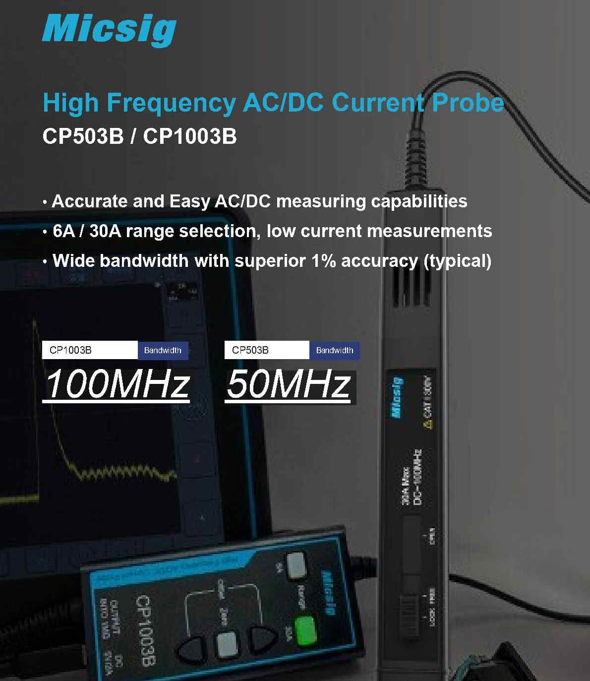 Sonda prądowa wysokiej częstot – Current Probe Ac Dc 50Mhz Oscilloscope recenzja i cena
