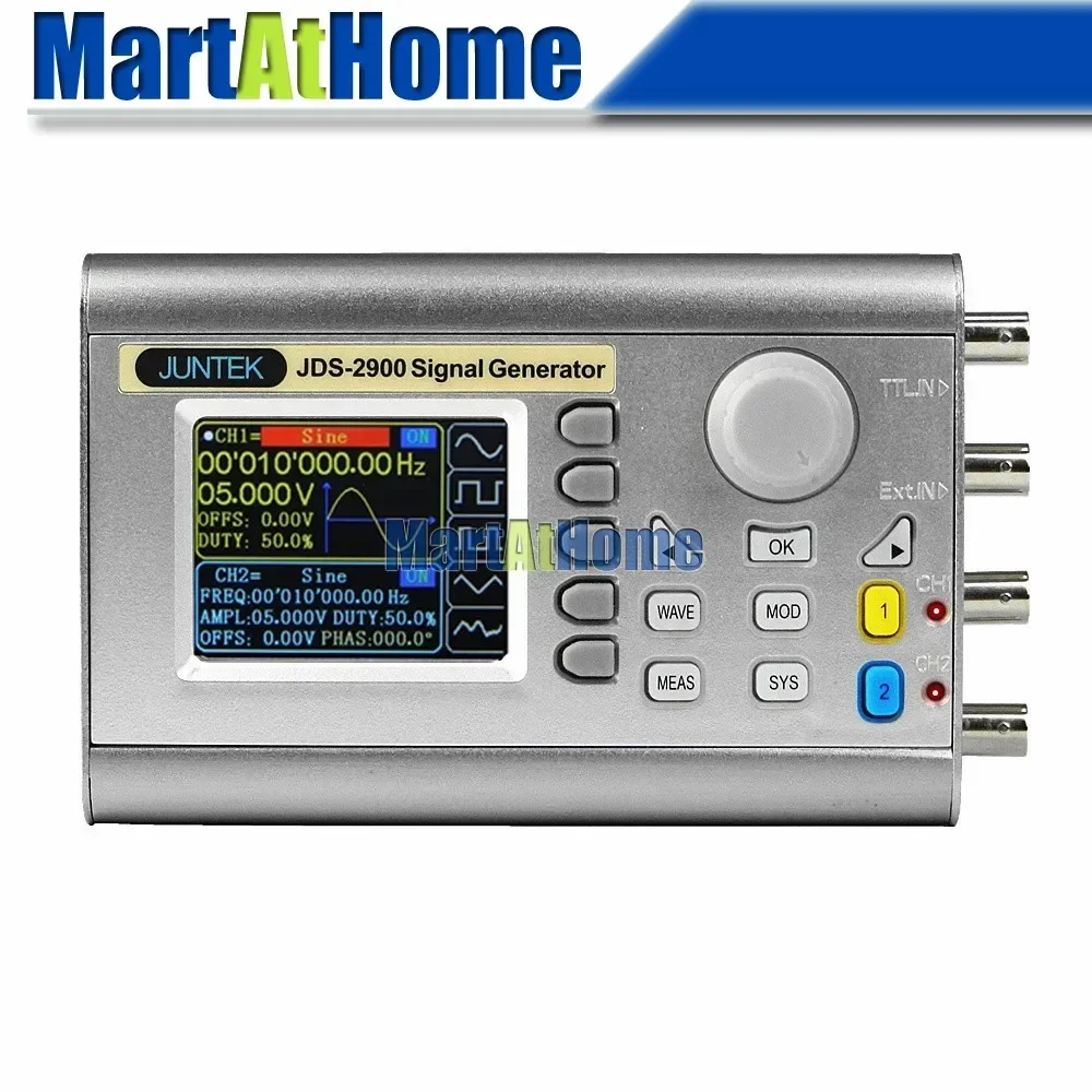 Cyfrowy dwukanałowy generator  – Dual Channel Arbitrary Waveform Function Generator 60Mhz recenzja i cena