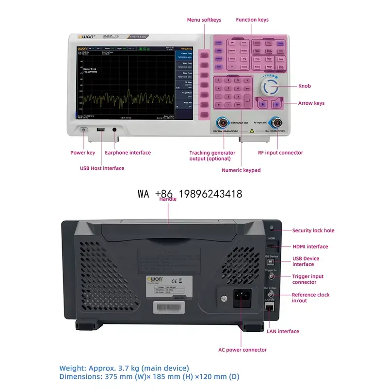 Wmwmnu – analizator widma o za – Spectrum Analyzer Tracking Generator 1.5Ghz recenzja i cena